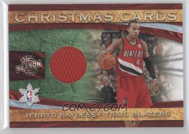 2009-10 Panini Season Update - Christmas Cards Materials #24 - Jerryd Bayless /499