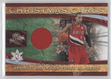 2009-10 Panini Season Update - Christmas Cards Materials #24 - Jerryd Bayless /499