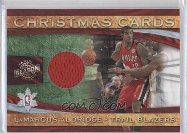 2009-10 Panini Season Update - Christmas Cards Materials #26 - LaMarcus Aldridge /499
