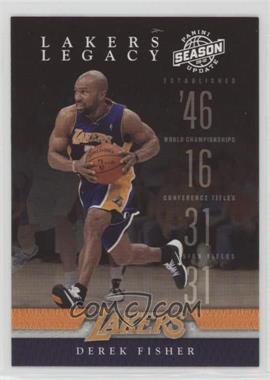 2009-10 Panini Season Update - Lakers Legacy #2 - Derek Fisher