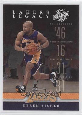 2009-10 Panini Season Update - Lakers Legacy #2 - Derek Fisher