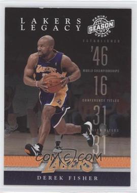 2009-10 Panini Season Update - Lakers Legacy #2 - Derek Fisher