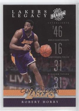 2009-10 Panini Season Update - Lakers Legacy #5 - Robert Horry
