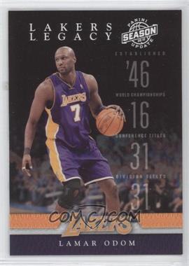 2009-10 Panini Season Update - Lakers Legacy #9 - Lamar Odom
