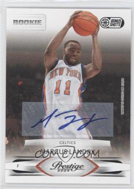 2009-10 Panini Season Update - Prestige Update Rookies - Bonus Shots Black Signatures #254 - Marcus Landry /250