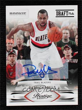 2009-10 Panini Season Update - Prestige Update Rookies - Draft Picks Rights Signatures #252 - Patrick Mills /699