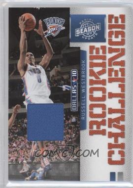 2009-10 Panini Season Update - Rookie Challenge - Materials #16 - Russell Westbrook