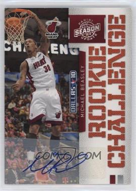 2009-10 Panini Season Update - Rookie Challenge - Signatures #13 - Michael Beasley /49