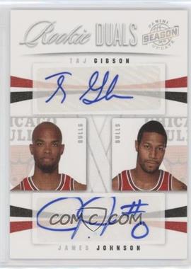 2009-10 Panini Season Update - Rookie Duals Signatures #19 - James Johnson, Taj Gibson /99