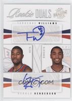 Terrence Williams, Gerald Henderson #/99