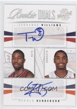 2009-10 Panini Season Update - Rookie Duals Signatures #30 - Terrence Williams, Gerald Henderson /99