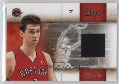 2009-10 Panini Studio - [Base] - Materials #92 - Andrea Bargnani /100