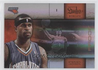 2009-10 Panini Studio - [Base] - Proofs Bronze #84 - Stephen Jackson /199