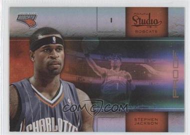 2009-10 Panini Studio - [Base] - Proofs Bronze #84 - Stephen Jackson /199