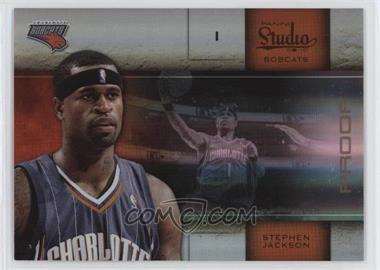 2009-10 Panini Studio - [Base] - Proofs Bronze #84 - Stephen Jackson /199