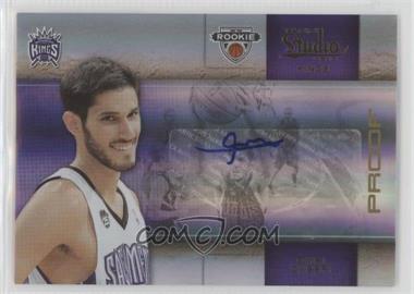 2009-10 Panini Studio - [Base] - Proofs Gold Signatures #137 - Omri Casspi /25