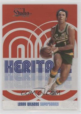 2009-10 Panini Studio - Heritage #13 - Lenny Wilkens