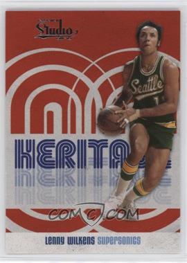 2009-10 Panini Studio - Heritage #13 - Lenny Wilkens