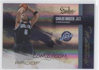 2009-10 Panini Studio - Masterstrokes - Proofs #3 - Carlos Boozer /199