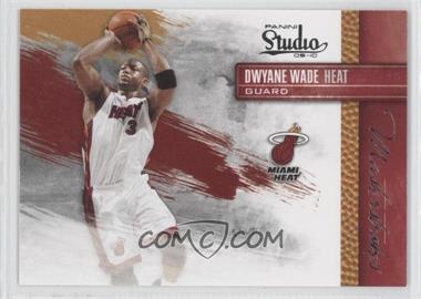 2009-10 Panini Studio - Masterstrokes #17 - Dwyane Wade