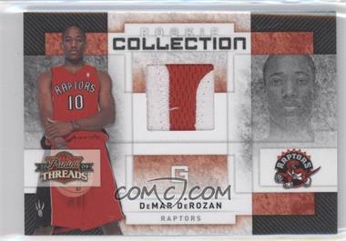 2009-10 Panini Threads - Rookie Collection Materials - Prime #8 - DeMar DeRozan /25