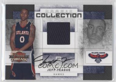 2009-10 Panini Threads - Rookie Collection Materials - Signatures #18 - Jeff Teague /50