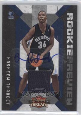 2009-10 Panini Threads - Rookie Preview Materials - Signatures #2 - Hasheem Thabeet /50