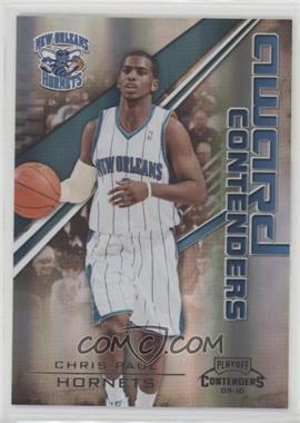 2009-10 Playoff Contenders - Award Contenders - Black #19 - Chris Paul /50