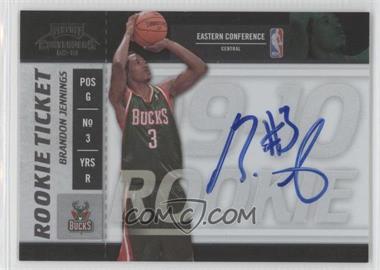 2009-10 Playoff Contenders - [Base] #108 - Rookie Ticket - Brandon Jennings