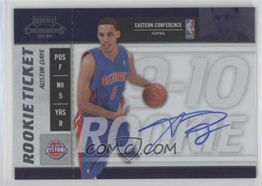 2009-10 Playoff Contenders - [Base] #113 - Rookie Ticket - Austin Daye