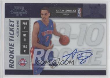 2009-10 Playoff Contenders - [Base] #113 - Rookie Ticket - Austin Daye