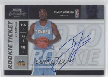 2009-10 Playoff Contenders - [Base] #116 - Rookie Ticket - Ty Lawson