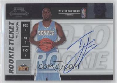 2009-10 Playoff Contenders - [Base] #116 - Rookie Ticket - Ty Lawson