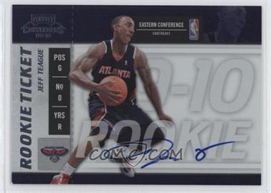 2009-10 Playoff Contenders - [Base] #117 - Rookie Ticket - Jeff Teague