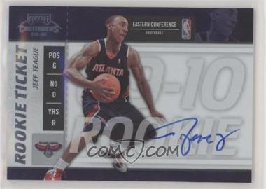 2009-10 Playoff Contenders - [Base] #117 - Rookie Ticket - Jeff Teague