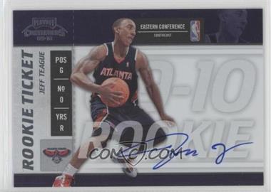2009-10 Playoff Contenders - [Base] #117 - Rookie Ticket - Jeff Teague