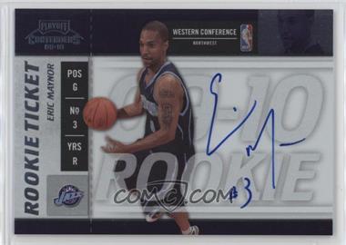 2009-10 Playoff Contenders - [Base] #118 - Rookie Ticket - Eric Maynor