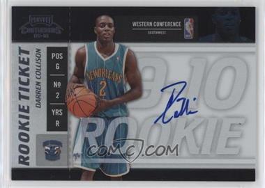 2009-10 Playoff Contenders - [Base] #119 - Rookie Ticket - Darren Collison