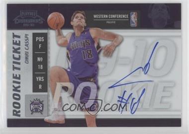 2009-10 Playoff Contenders - [Base] #120 - Rookie Ticket - Omri Casspi