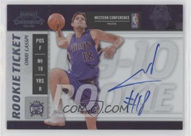 2009-10 Playoff Contenders - [Base] #120 - Rookie Ticket - Omri Casspi