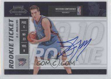 2009-10 Playoff Contenders - [Base] #121 - Rookie Ticket - B.J. Mullens