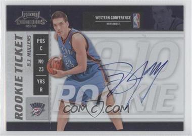 2009-10 Playoff Contenders - [Base] #121 - Rookie Ticket - B.J. Mullens