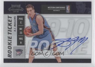 2009-10 Playoff Contenders - [Base] #121 - Rookie Ticket - B.J. Mullens