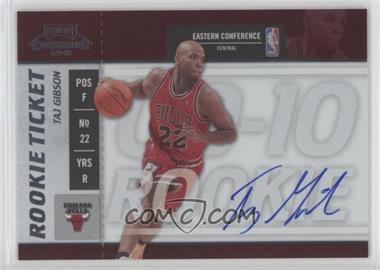 2009-10 Playoff Contenders - [Base] #123 - Rookie Ticket - Taj Gibson