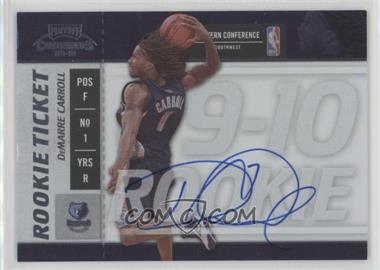 2009-10 Playoff Contenders - [Base] #124 - Rookie Ticket - DeMarre Carroll
