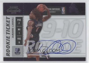 2009-10 Playoff Contenders - [Base] #124 - Rookie Ticket - DeMarre Carroll