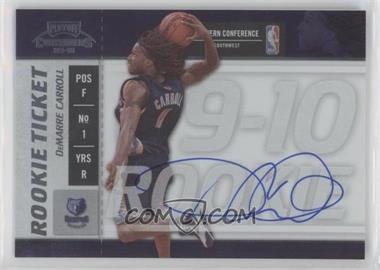 2009-10 Playoff Contenders - [Base] #124 - Rookie Ticket - DeMarre Carroll