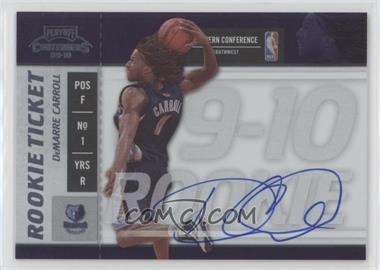 2009-10 Playoff Contenders - [Base] #124 - Rookie Ticket - DeMarre Carroll