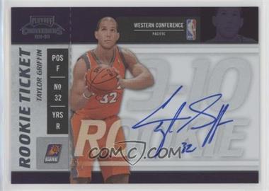 2009-10 Playoff Contenders - [Base] #135 - Rookie Ticket - Taylor Griffin