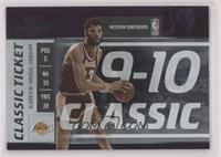 Classic Ticket - Kareem Abdul-Jabbar [EX to NM]